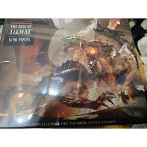 NIB Sealed Dungeons & Dragons Queen Of Evil Dragons Puzzle 1000 Piece